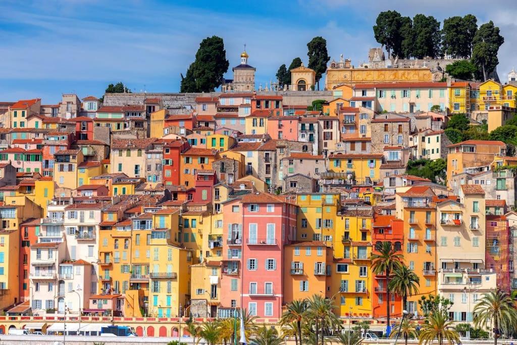 Monaco # Menton - 4 Persons - Hypercenter - Private Parking - Full Renovated - Clim - Fast Wifi - Beach And Sun Ngoại thất bức ảnh